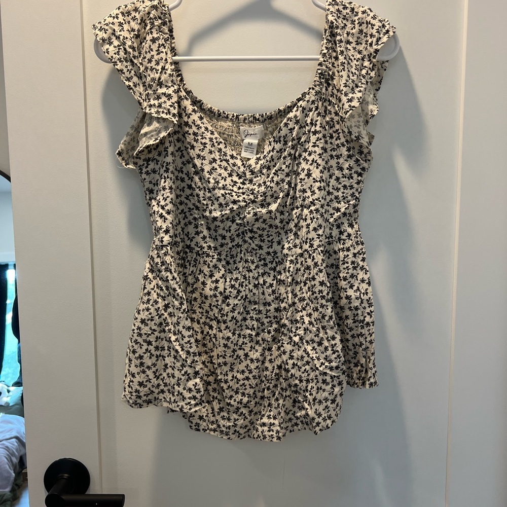 Floral Print Women's Top